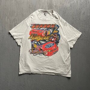 Vintage Jeff Gordon NASCAR Shirt Mens XL White 2000s Racing